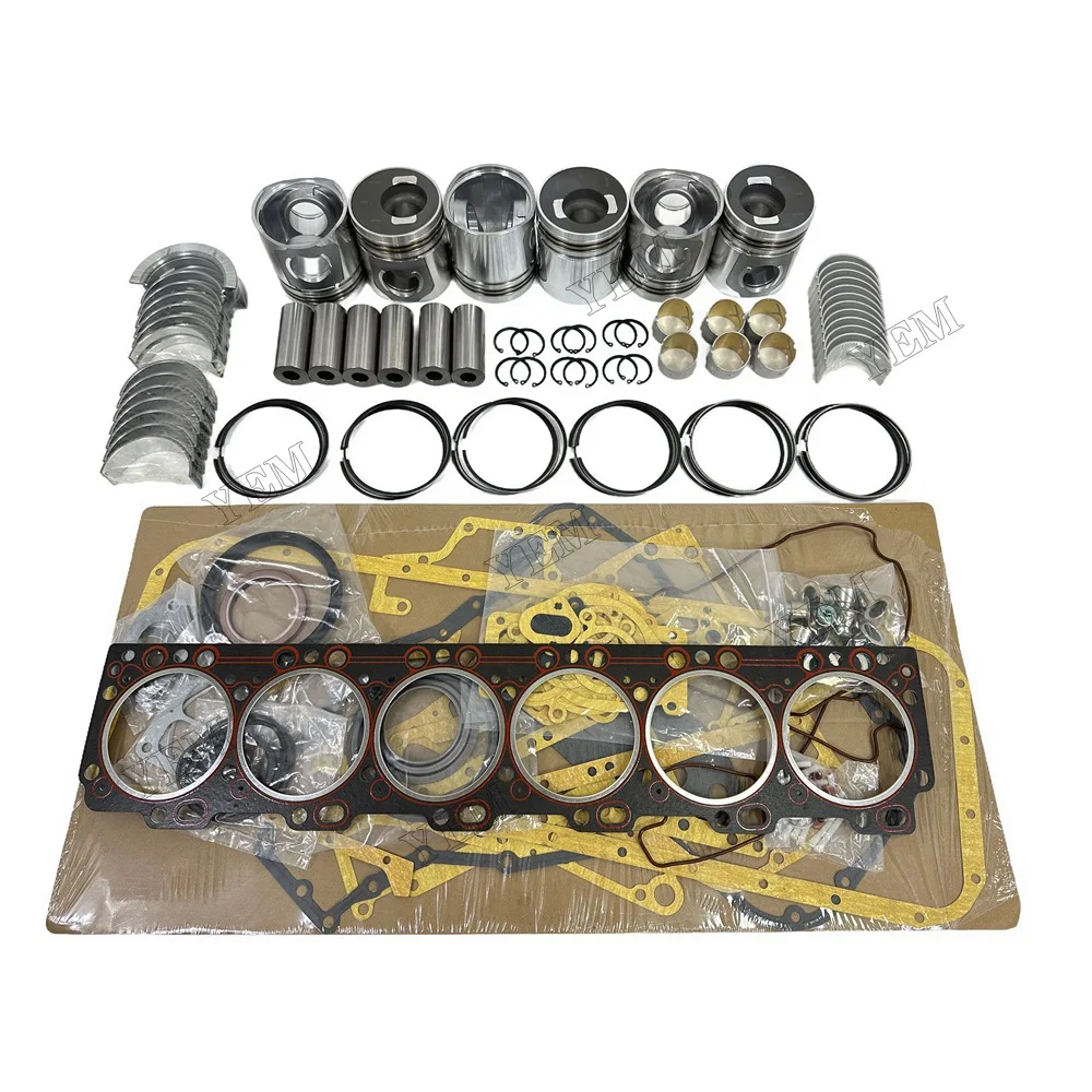 Engine Rebuild Kit With Piston Ring Cylinder Gaskets Bearings Suitable for 6CT Universal Engine Parts 2