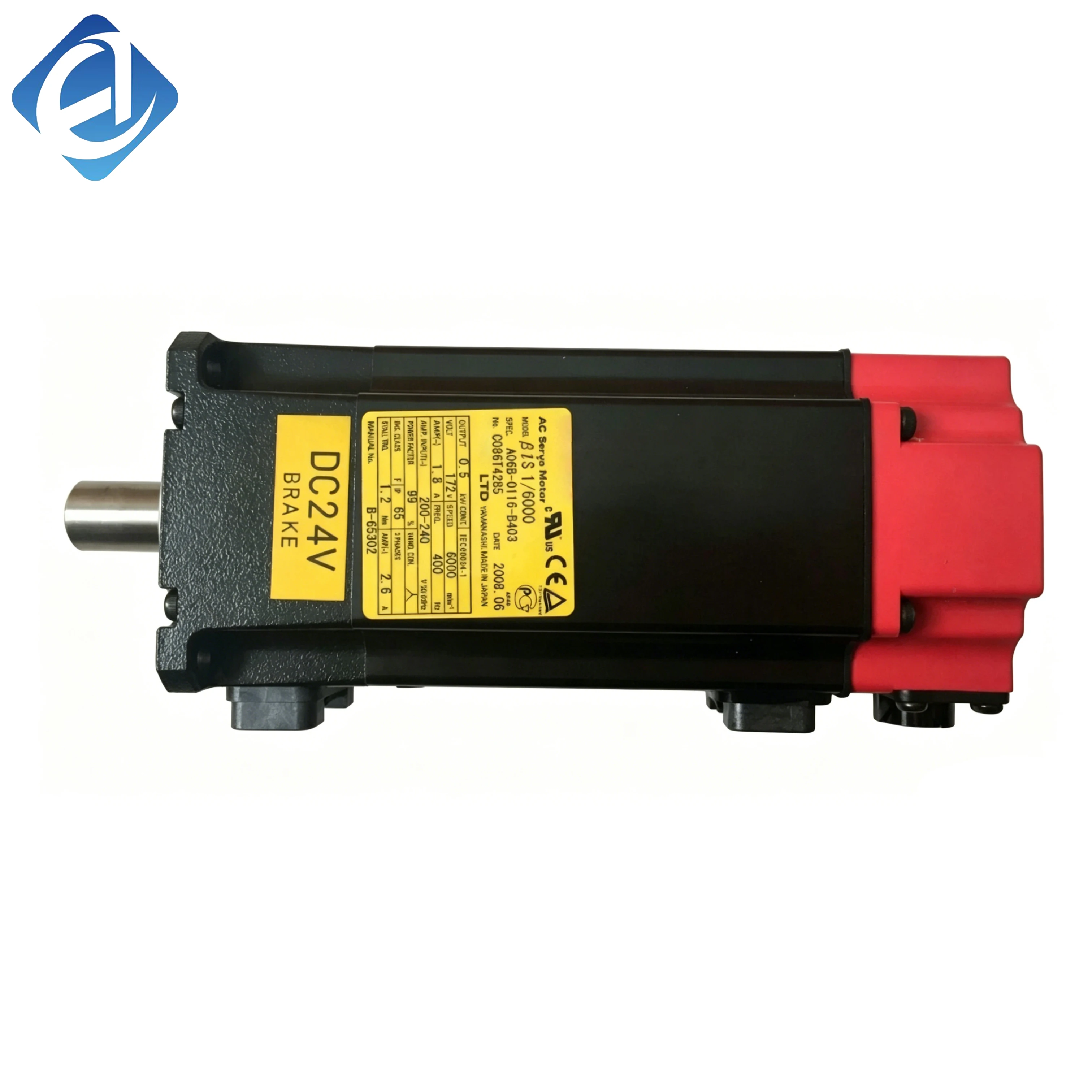 New Original A06B-0116-B403 This A06B series servo motor applies to CNC equipment. It provides accurate motion control and steady operation. It features compact size, high efficiency and strong stability. Fully tested, in stock for fast delivery.