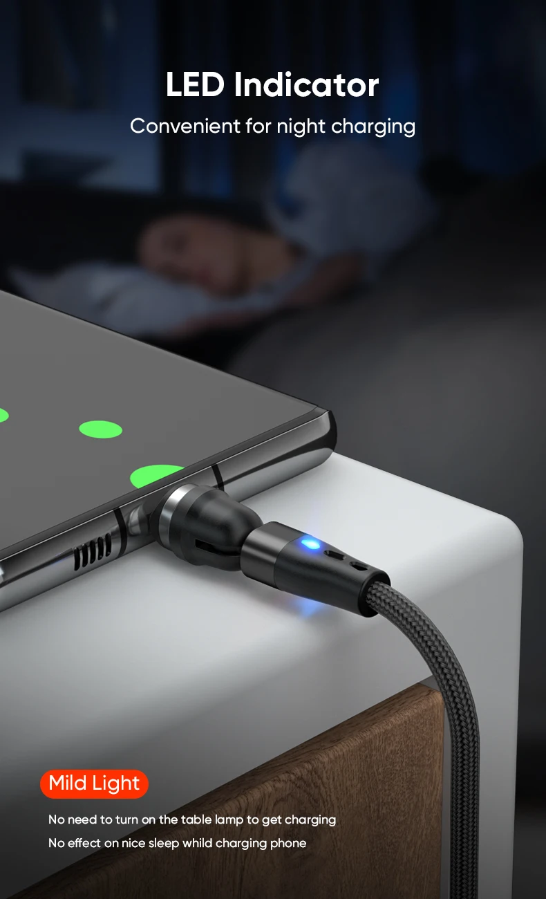 Wholesale 7pin 540 Degree Rotating Pd 60w Fast Charging Usb Charging ...