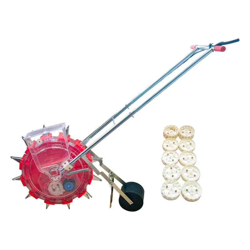 Manual Push Type Hans Farm Tools Small Farm Equipment for Precision Seeder Sowing Vegetable Machine