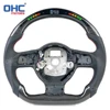 Volante de carbono LED