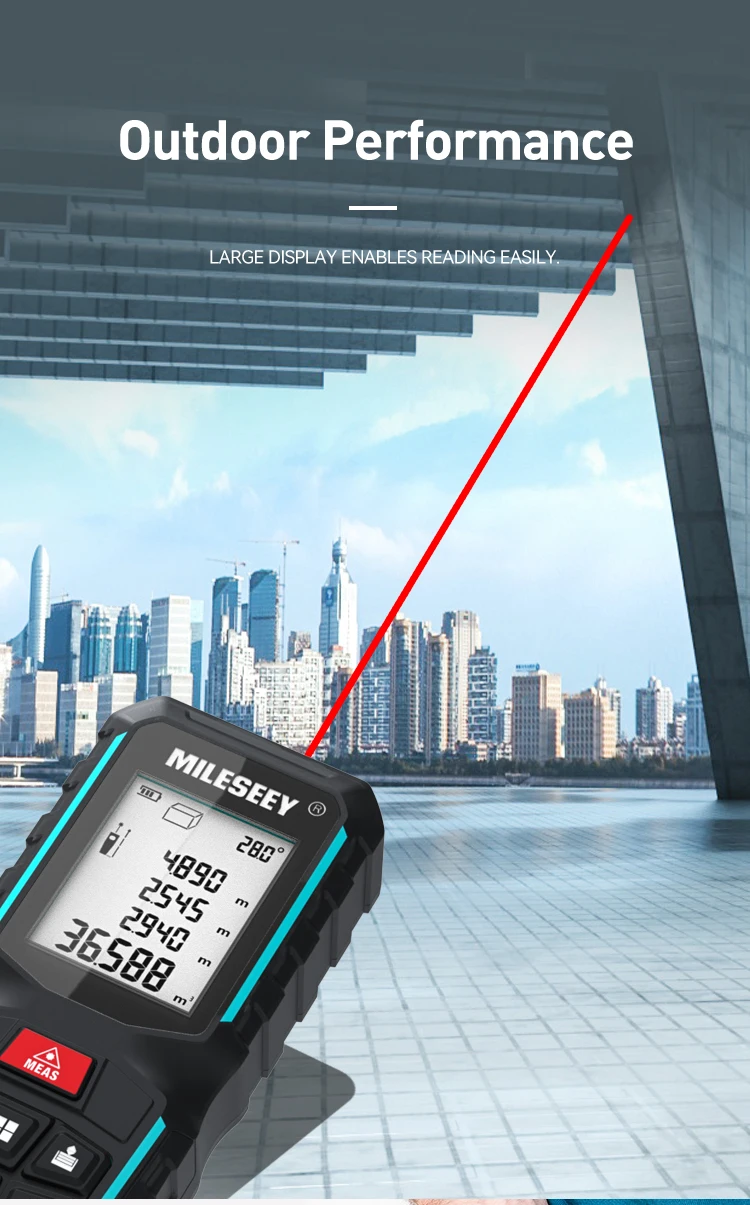 Hot Sale Handheld Laser Distance Meter Electric Distance Measuring ...