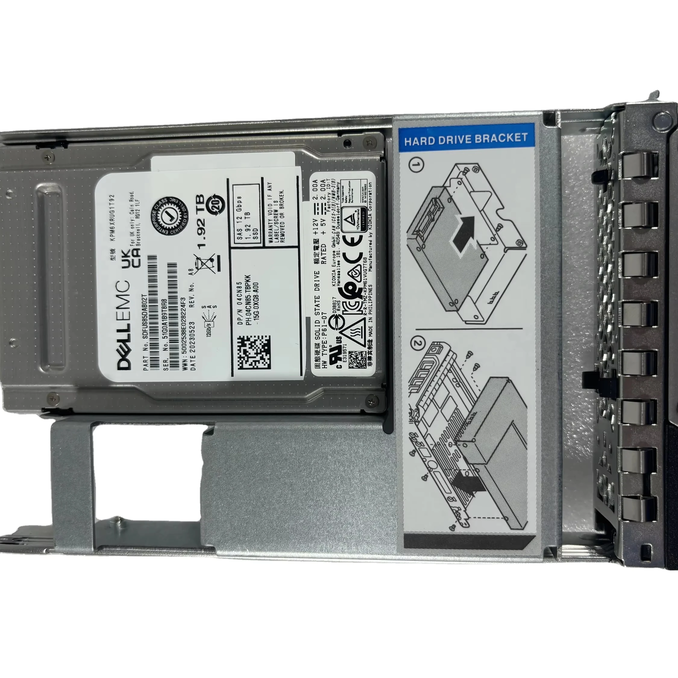 Dell 1.9TB SSD for R750 R760 - High Performance Server HDD