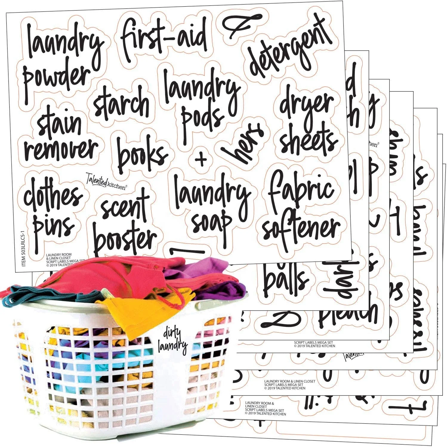 141 ярлыки органайзера для прачечной и постельного белья