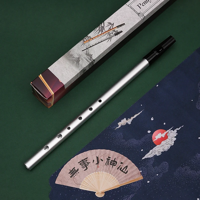 Irish Whistle C Key 6 Holes Flute Penny Whistle Tin Whistle Wind Musical Instruments for Student Beginners Intermediates Experts