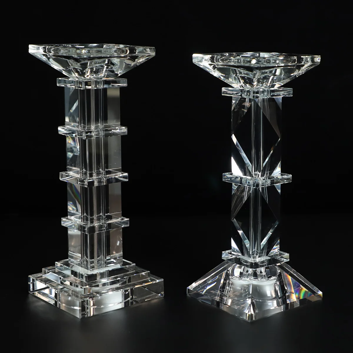 vintage crystal candlestick holder unique tea candle holders wholesale candles for resale