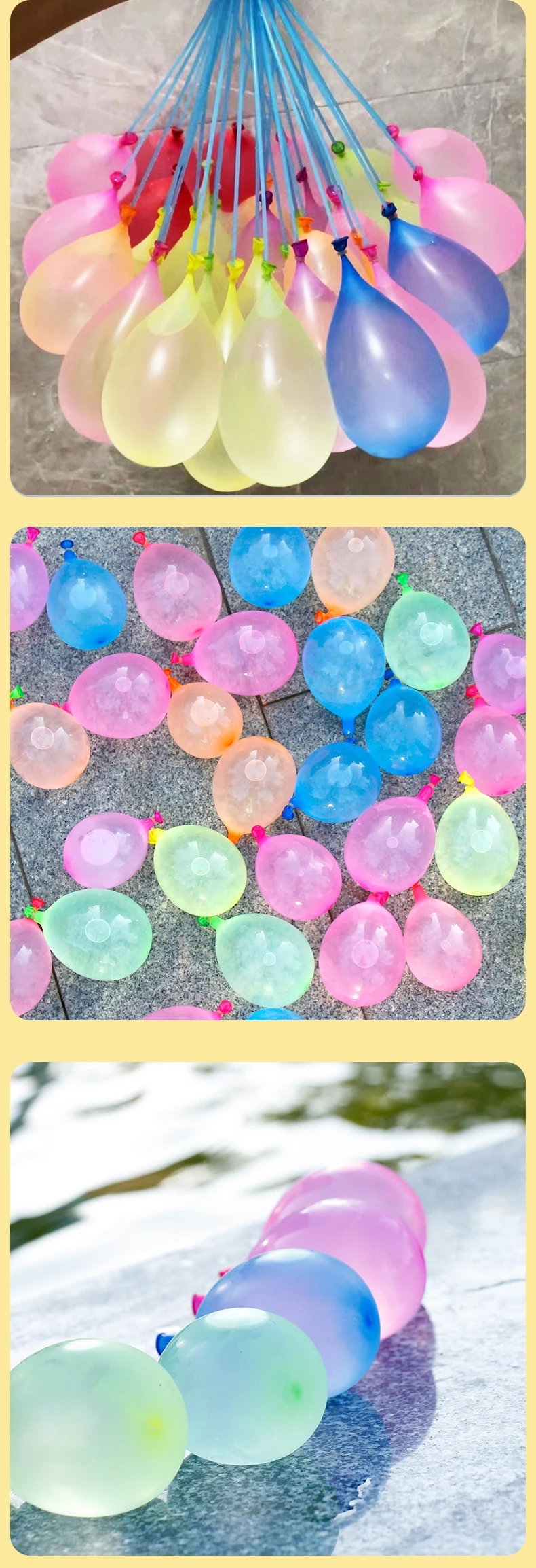 Factory Spot Water Balloons 111pcs/bag Balloon Self Sealing Magic Quick