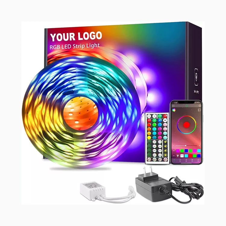 Oem & Odm Wholesale Led Strip Light 12v Garden Led Rope Light Google Home Flexible Remote