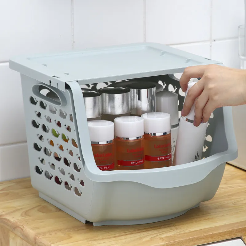 Nfs2022 Multipurpose Stackable Vegetables Fruits Storage Bins Pp