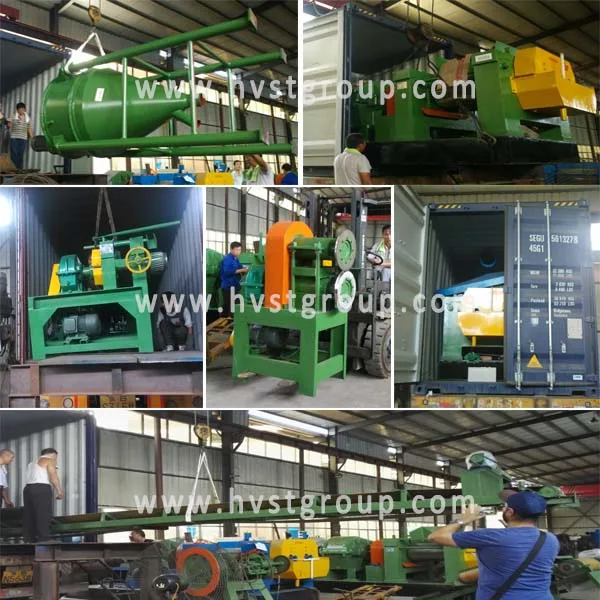 Complete Rubber Waste Tyre Wire Extractor Tire Recycling Plant Tire ...