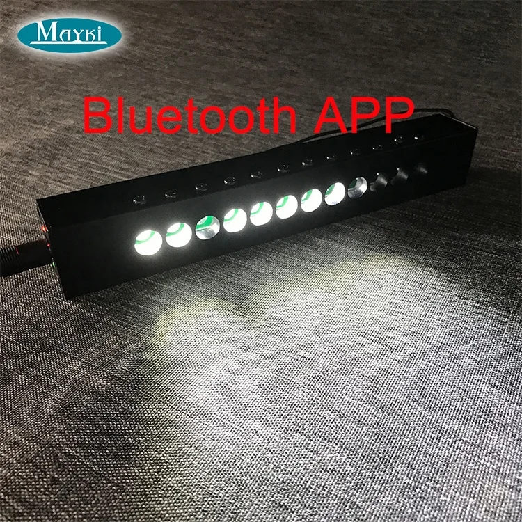 APP 12 Port Scooting Star LED Light Engine RF Remote Control for Fiber Optic Light Cable Use Shooting Meteor Moon Effect