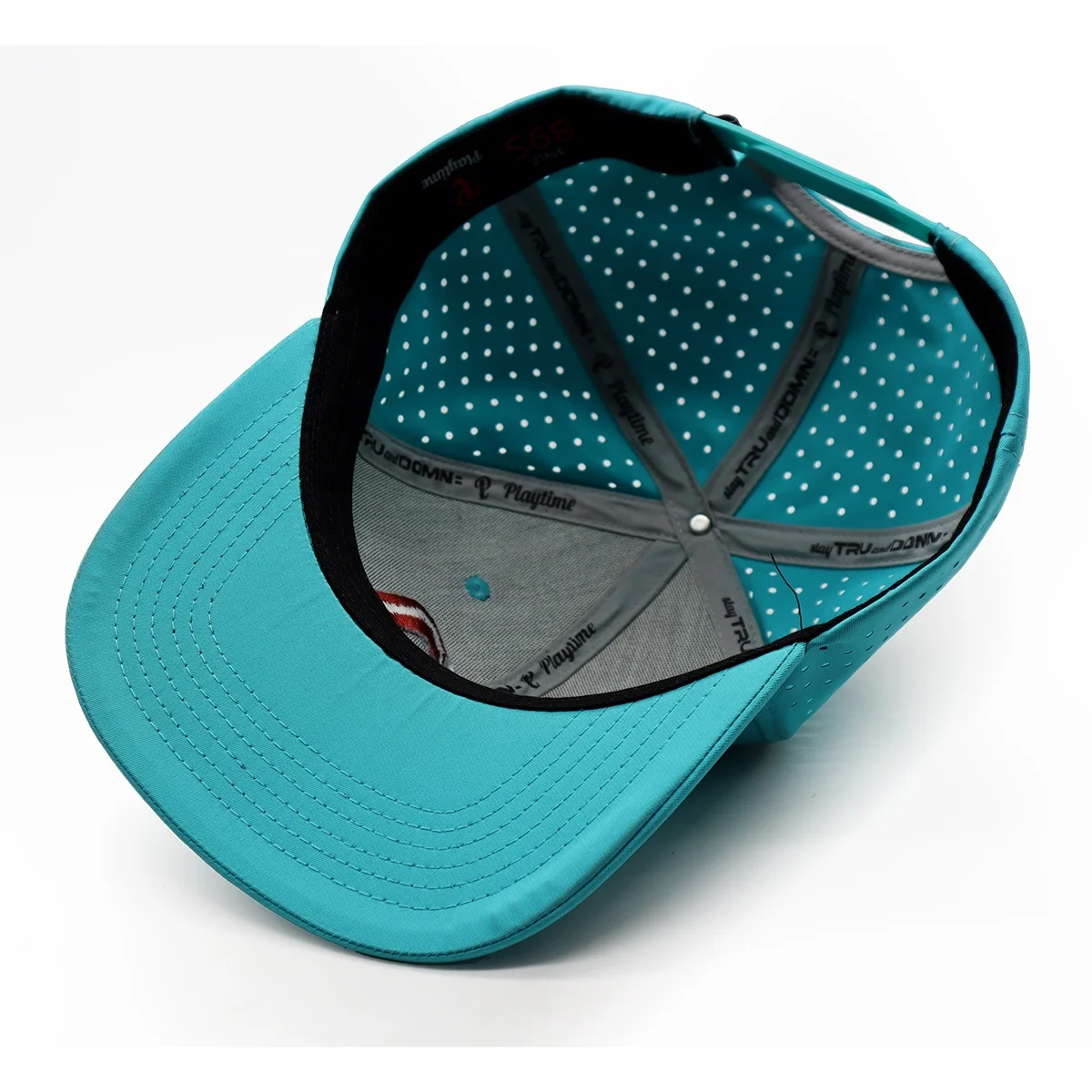 Waterproof Dry Fit Mens Golf Hydrophobic Perforated 6 Panel Summer