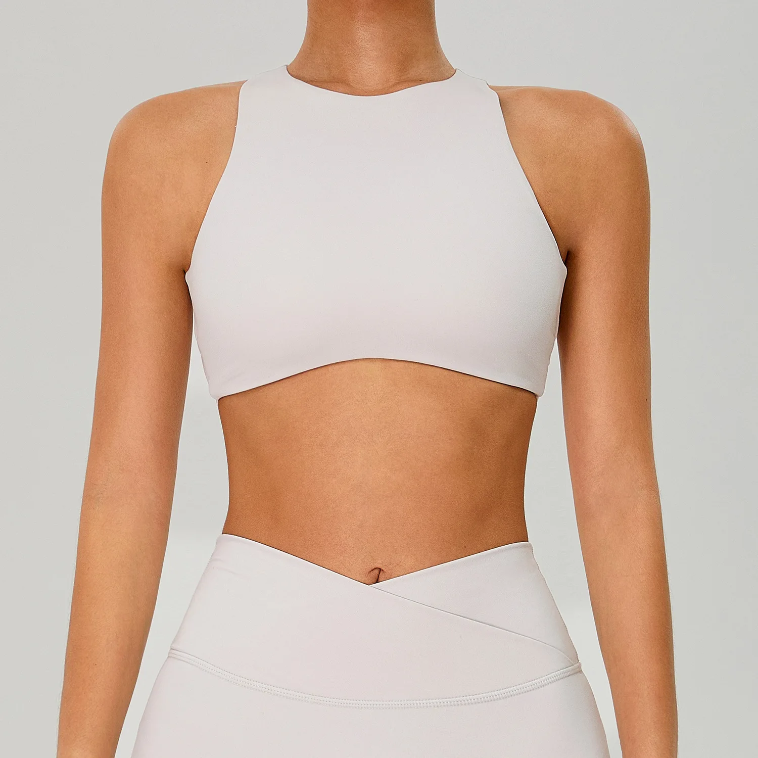 Seamless Breathable Yoga Sports Bra High Support Crisscross Straps Shockproof Quick-Dryi preview