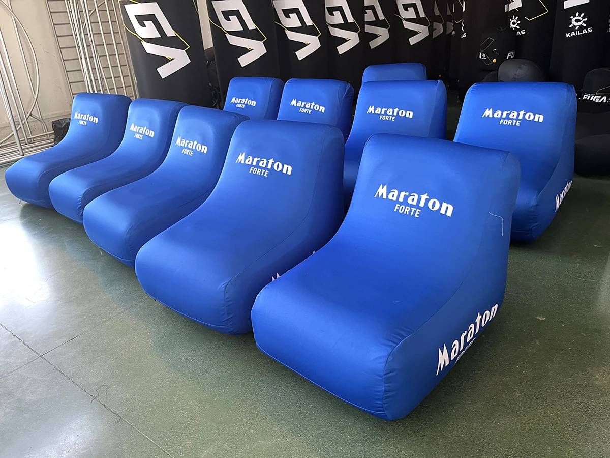 Simple Inflatable Outdoor Seating Exhibition Event Inflatable Seating Outdoor Promotion Custom Logo Air ...