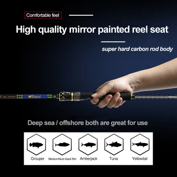 Saltwater Fishing Jig Rod Slow Jigging Fishing Rod Lure Carbon Fiber Casting Spinning Slow Pitch Jigging Fishing Rod – Metal Jig – view 5