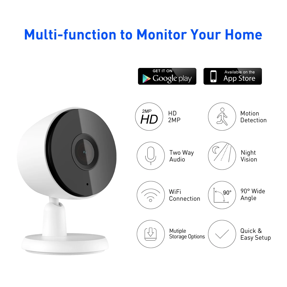 4mp indoor fix wifi security camera hd cctv with night vision alarm storage motion detection tf card cloud-62