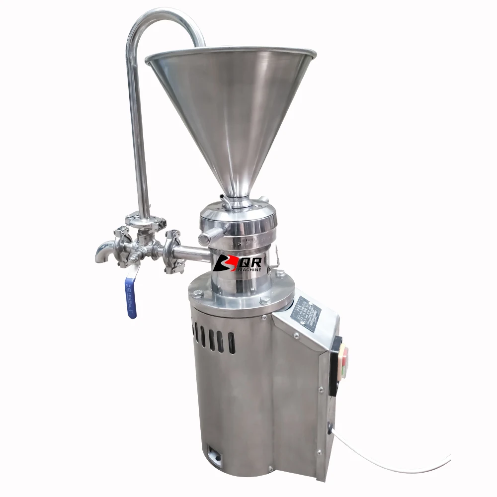 High Capacity Long Working Life Stainless Steel Vertical Scale Peanut Butter Superfine Coconut Meat Grinder Colloid Mill