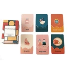 Study Game Education Card Custom Printing Steal Box Metal Container Alphabet Cocktail Storage Study Packing Box Educational Flip Baby Kids Game Flash Card