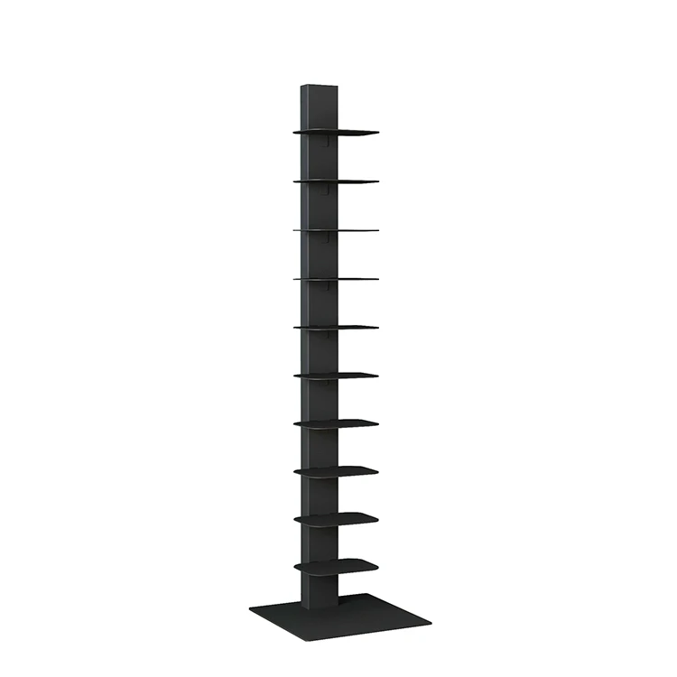 Modern Display Bookshelf and Storage Tower Tall Book Tower Spine Book Tower Vertical West Elm Spine Bookcase