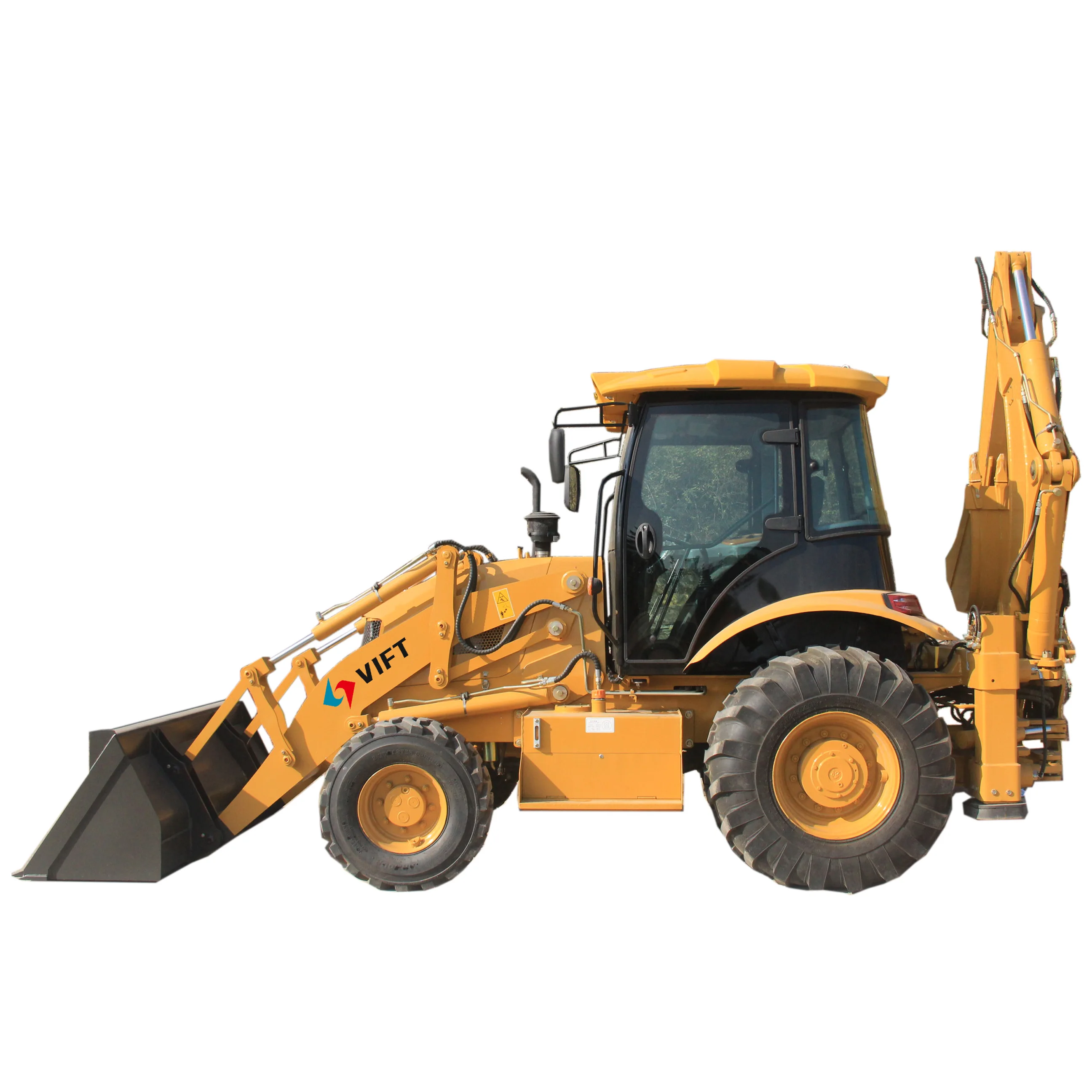 VIFT Factory Supply New Condition Small Construction Machinery 2.5 Ton Diesel Backhoe Loader Tractor EPA Euro CE Certificate