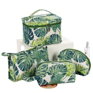 Fashion Custom Print Design Travel Waterproof Eco Friendly Small Zipper Cosmetic Bag Makeup Pouch