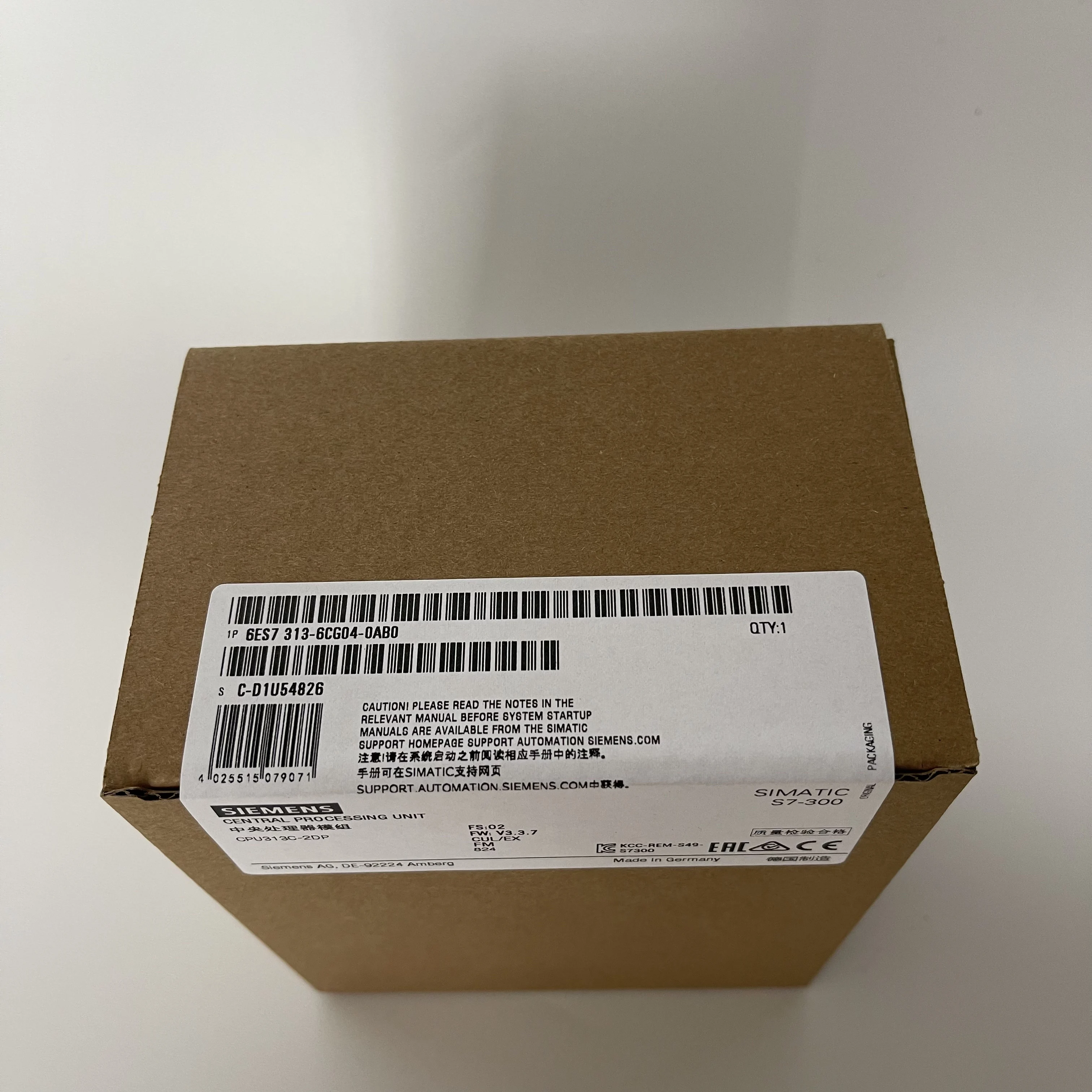 SIEMENS Analog Input Module 6ES7313-6CG04-0AB0 SIEMENS Analog Input Module 6ES7313-6CG04-0AB0