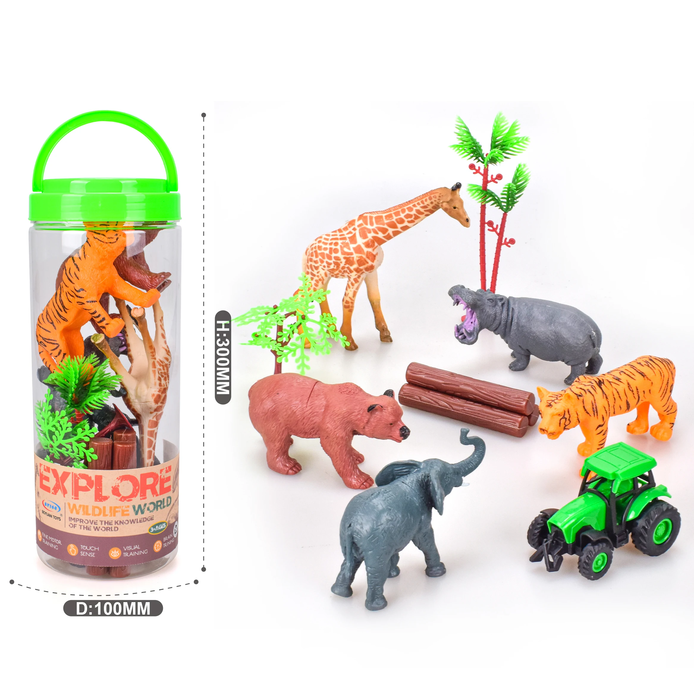 Plastic fashion forest animal toys