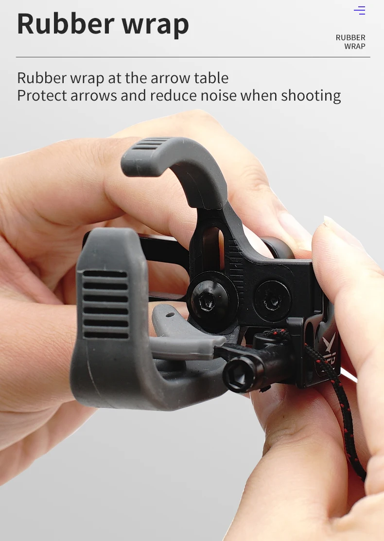 Spg Archery Compound Bow Arrow Rest Up Down Metal Landing Pure Carbon