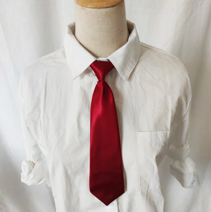 Cravatta Collo Elastica Ragazzi Tinta Unita Bambini Festa - Foto 11