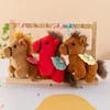Ciondolo da 4 pollici con coda di cavallo zodiacale con ali di unicorno