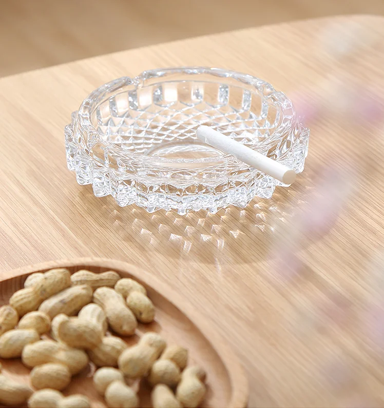 Горячая Распродажа портативная Бездымная карманная Роскошная модная популярная круглая пепельница с пользовательским