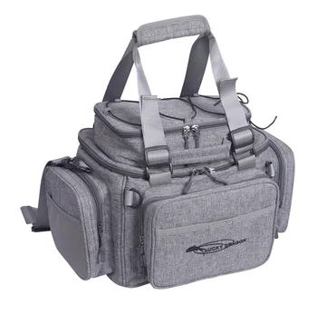 Combined fishing tackle bag with reel case