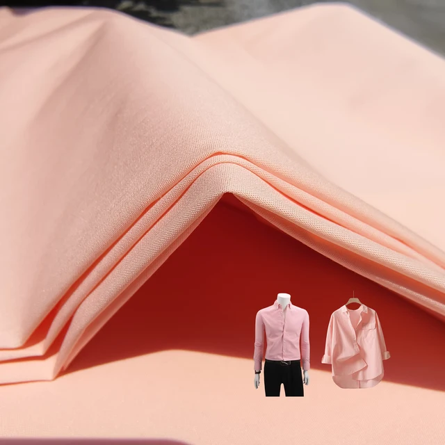 YIFENG Custom Soft Cotton Polyamide Spandex T Shirt Fabric Wholesale Woven Yarn Dyed Plain Style Stretch Elastic