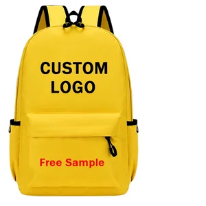 Free Sample Supported Leisure Travel Backpack Student Satchel School Bag Waterproof Cheap Factory Bag Waterproof Oxford Fabric