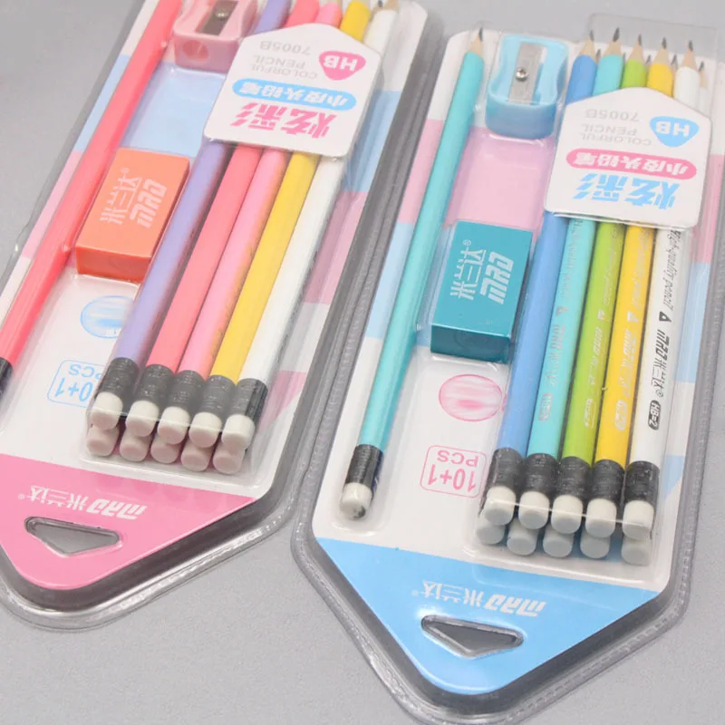 Professional Cute Custom Back to School Supplies Stationery List Pencil Cartoon Kit Gift Stationery Sets