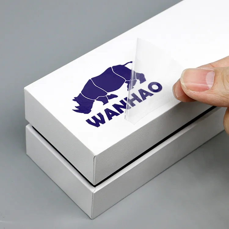 Free Samples Custom Logo Packing Sticker Label Wholesale Gift Box