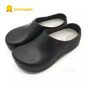 Profession Chef Shoes Non Slip Cook Kitchen Shoe Pvc Soft Protective Clog