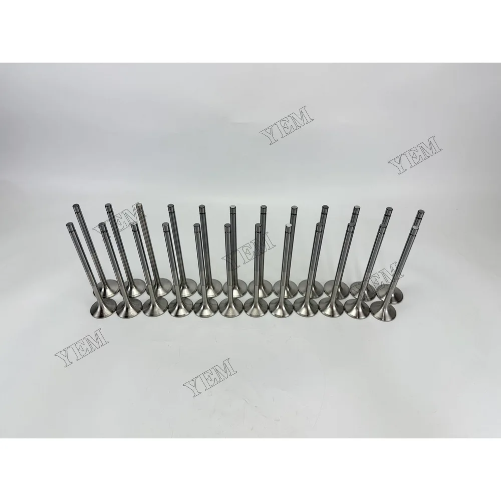 Intake and Exhaust Valve for Volvo D16F Heavy Duty Engine Parts 2