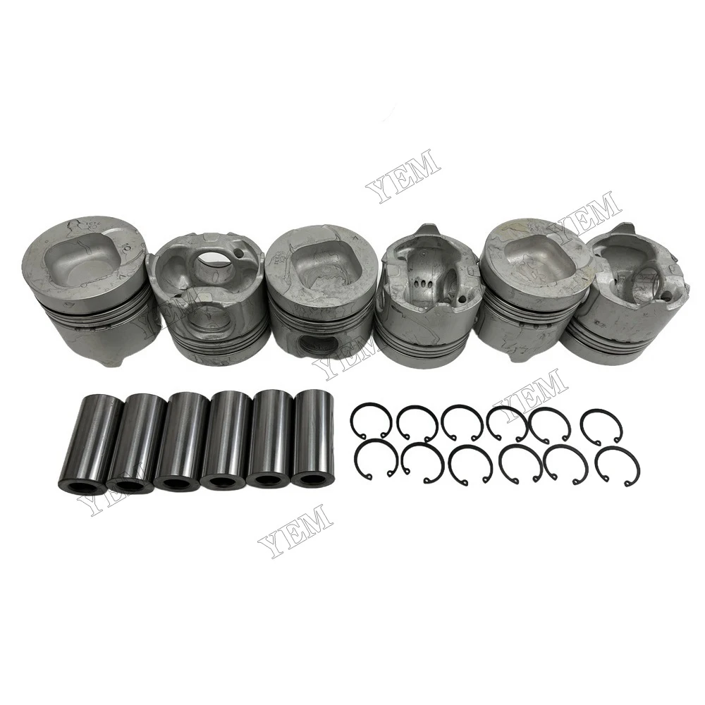 Repair Replacement Cylinder Piston With Pin Suitable for Isuzu 6SD1 Fast Delivery Engine Parts 2