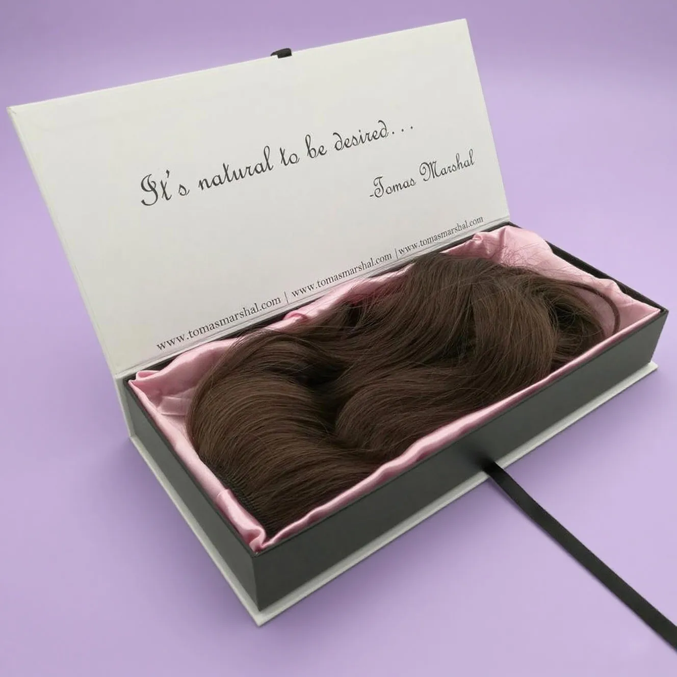 Luxury Hair Extension Packaging Box | Custom Printed Virgin Weave Bundle Box | Eco-Friendly Hair Weave Packaging with Logo