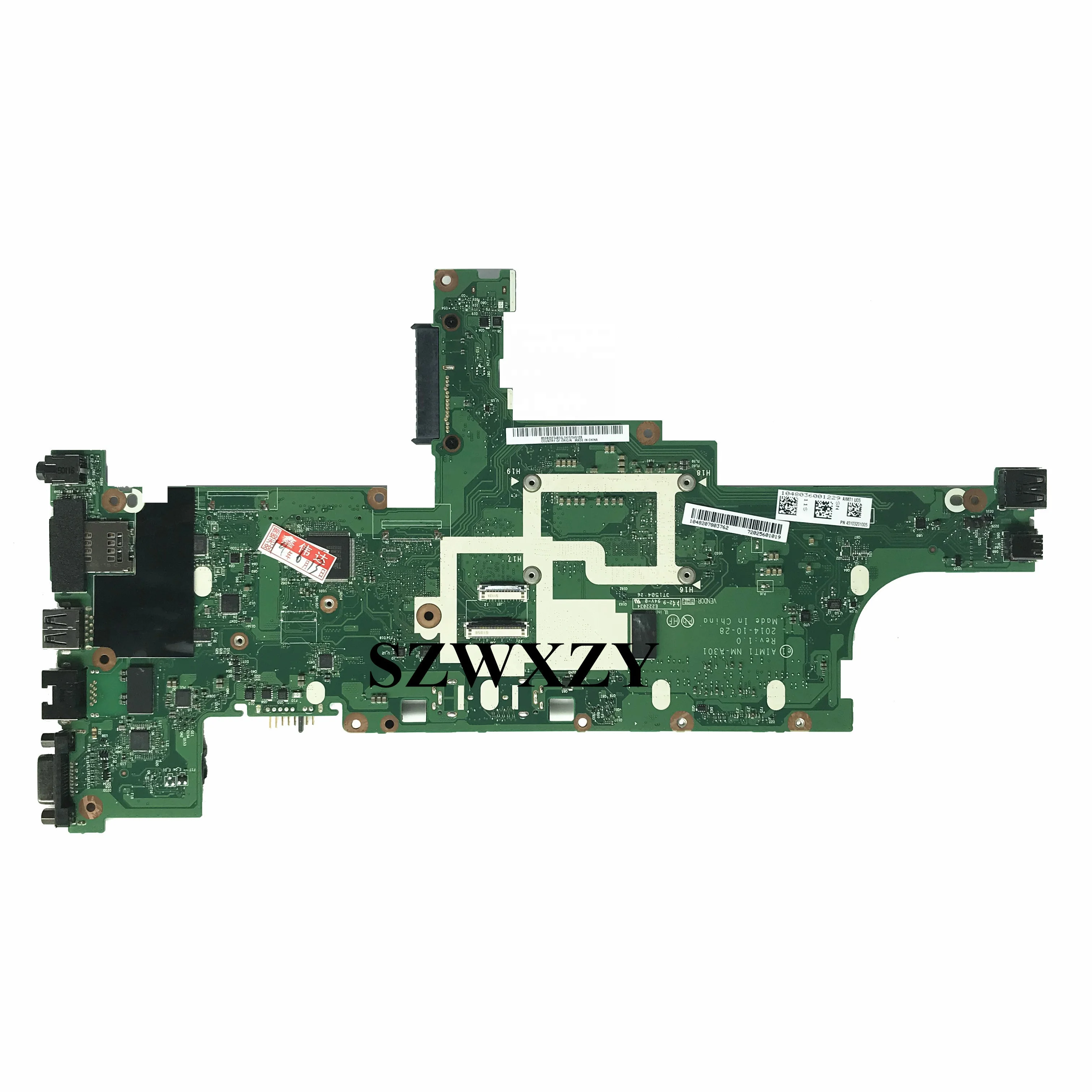 FOR Lenovo ThinkPad T450S Laptop Motherboard FRU:00HT736 AIMT1 NM-A301 With  I5-5200u CPU 4GB RAM MB 100% Tested Fast Ship