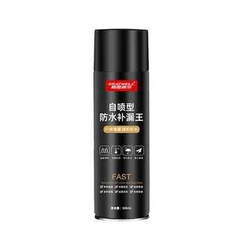 500ml Wall Roof Coating Seamless Protection Repair Trapping Liquid Rubber Sealer Waterproof Spray