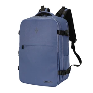 For Custom Logo Geometric Durable Computer Bag Nylon 17 Inch Waterproof Unisex Zipper Fashion Laptop Backpack Polyester