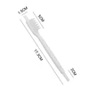 White single side brush