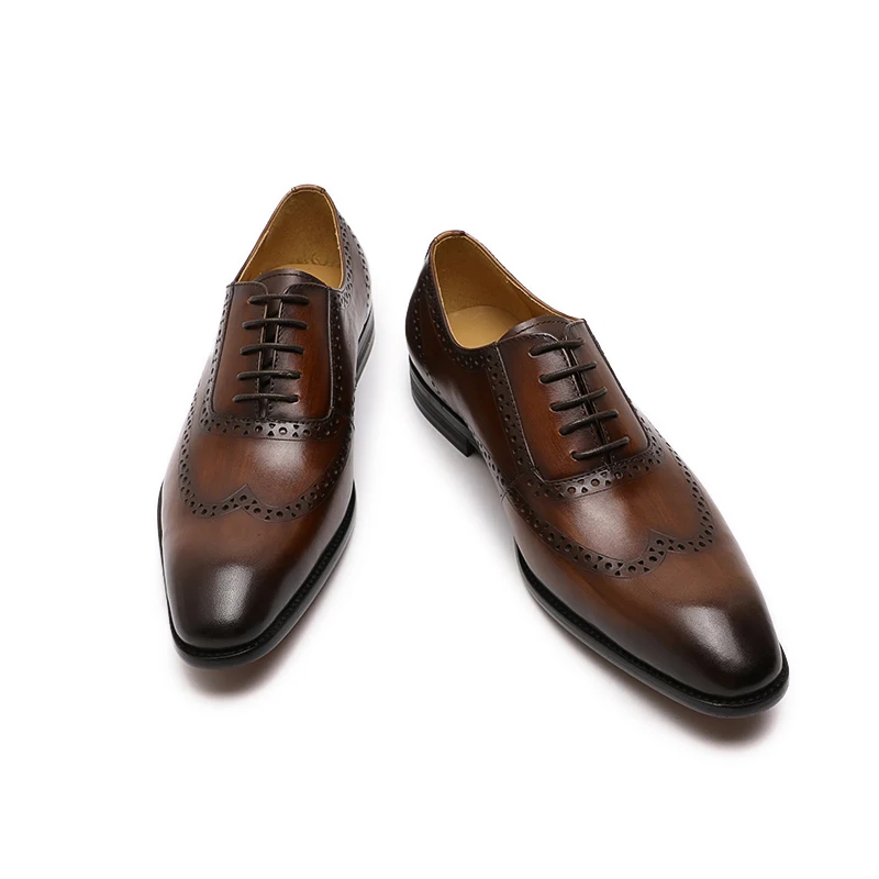Sapatos Oxford Clássicos Formais Masculinos Leves de Alta Qualidade