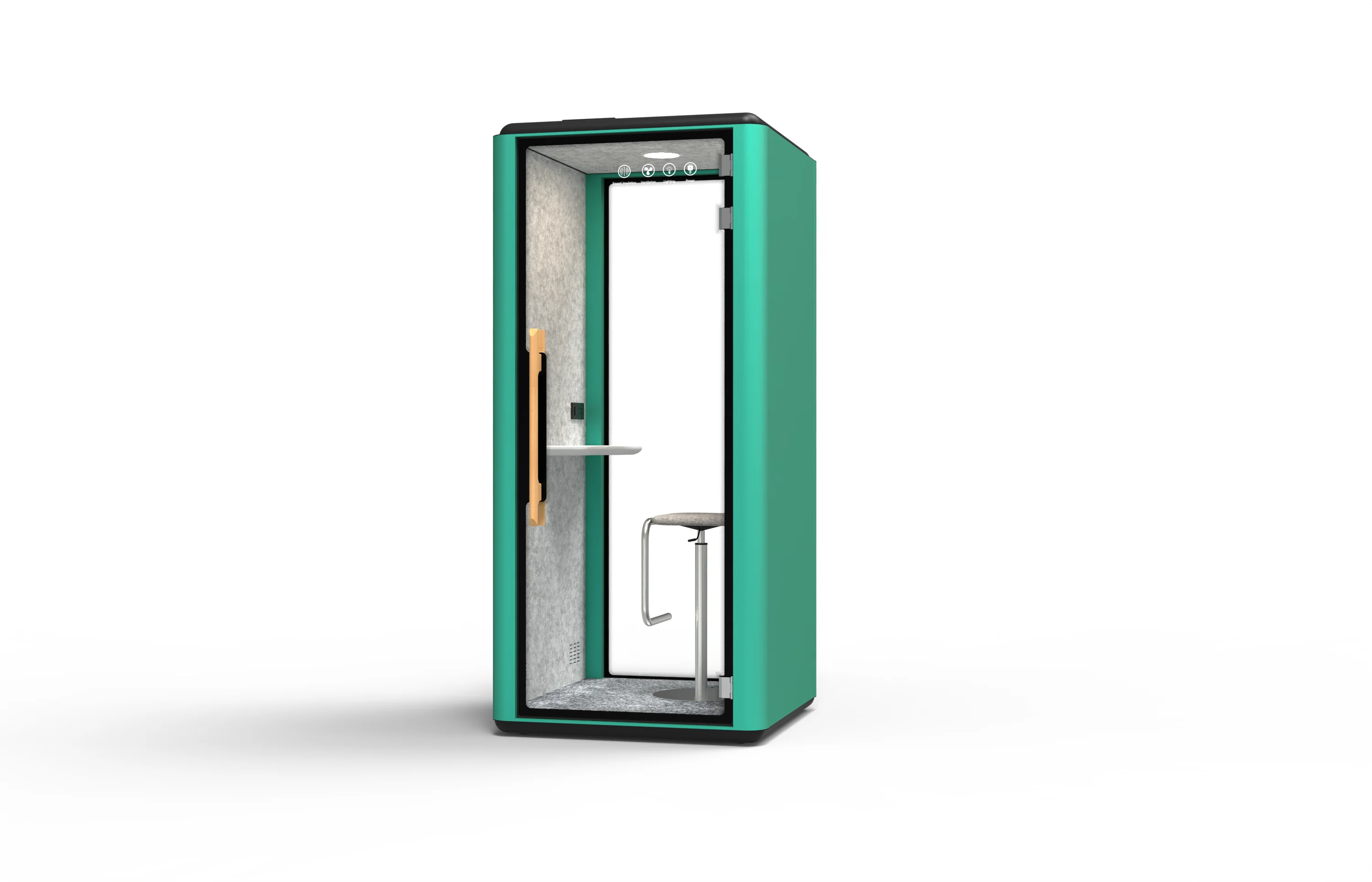 2025 Factory Wholesale Modern Luxury Leisure Booth Small Medium Large Private Pods Aluminum Alloy Soundproof And Movable 13