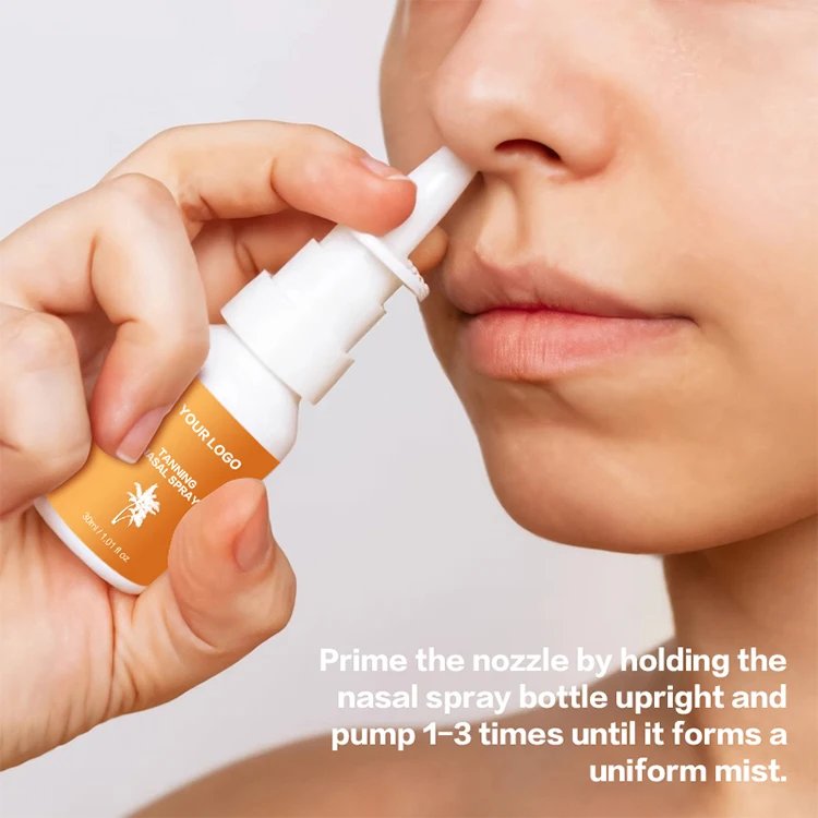 Oem/odm Darken Skin Extreme Tan Accelerator Nasal Tanners Tanning Spray