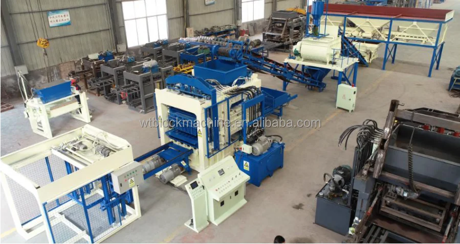 QT6-15 Automatic Concrete Hollow Block Machine for Construction