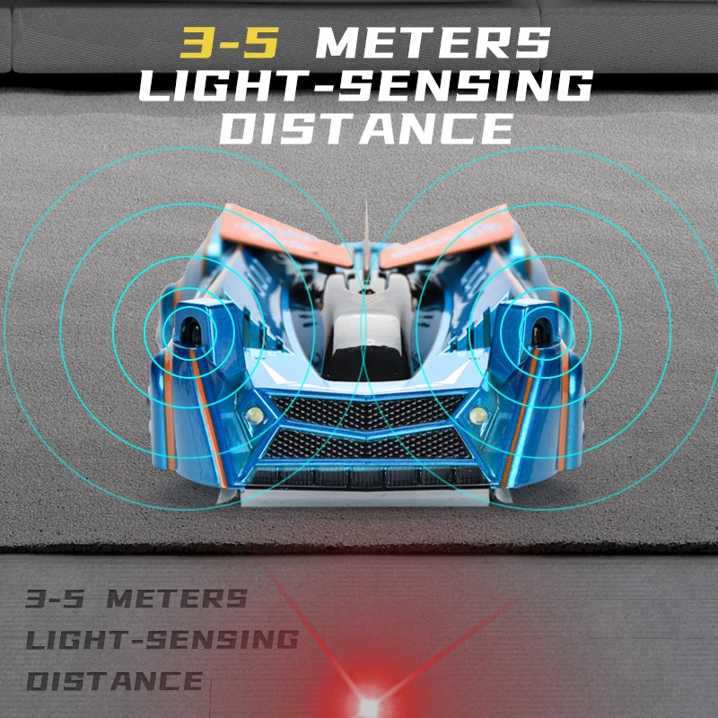 Новый Радиоуправляемый игрушечный индукционный Радиоуправляемый инфракрасный лазер для слежения за стеной автомобиля