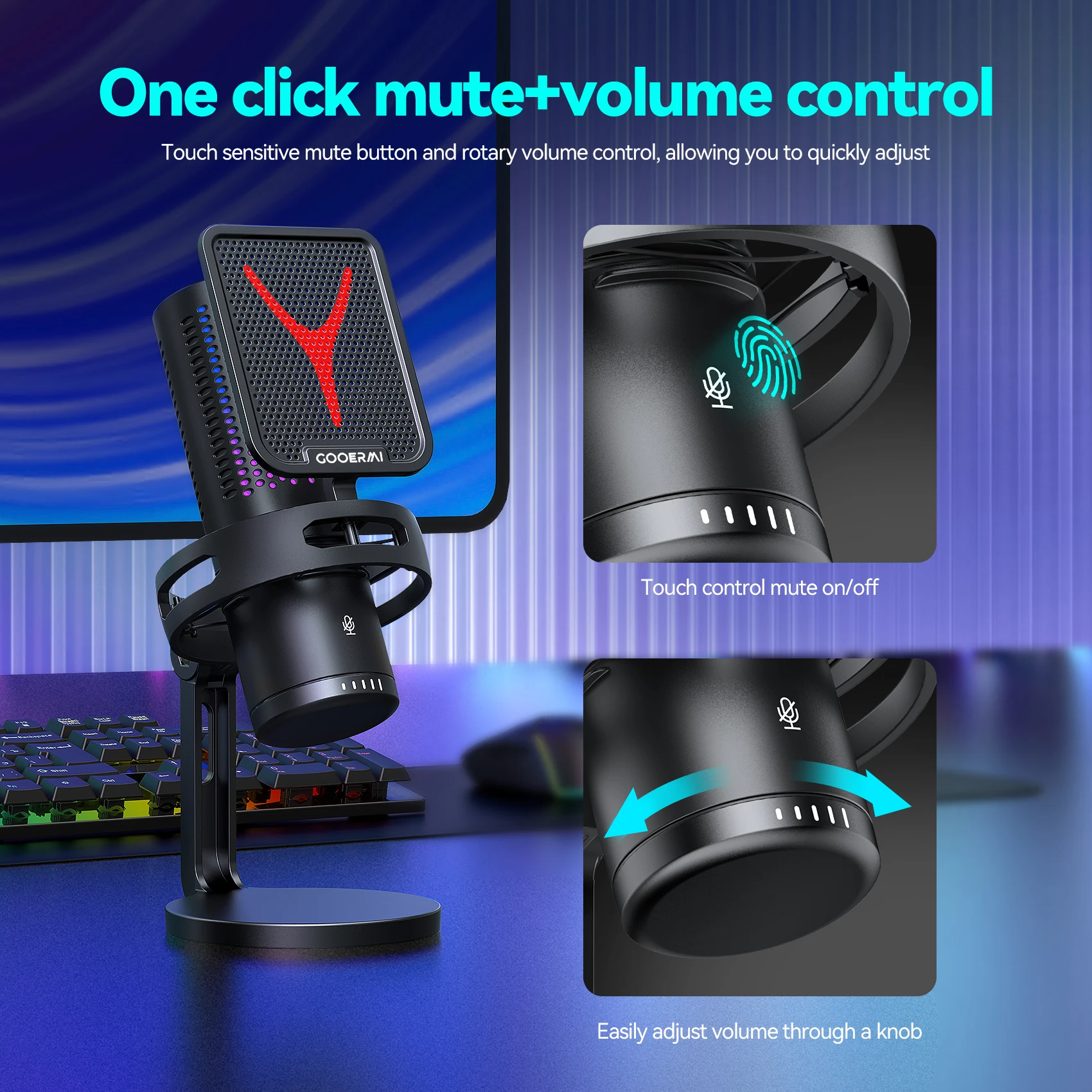 BLUE Yeti USBコンデンサーマイク コンデンサーマイク ロジクール